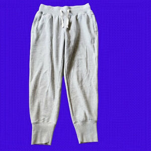 CUTE casual solid grey jogger pants. size small
